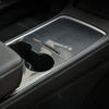 Tesla Model 3 Y Carbon Fiber Console Cup Holder Trim (2017-2023)