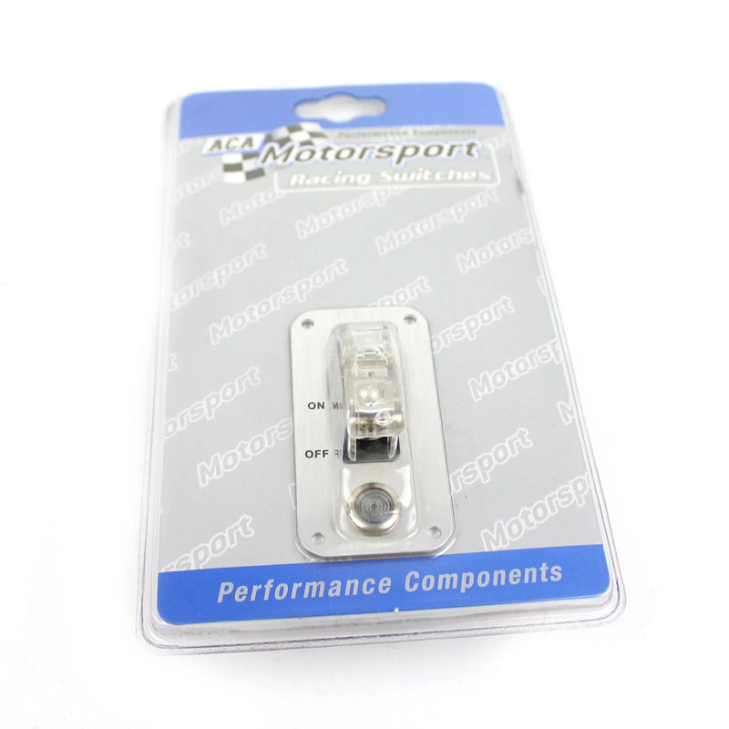 ACA Motorsports Clear 12V Single Race Switch w/Light