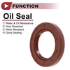 Car Oil Seal 35x55x7mm 2 Pcs Rotary Shaft Seal FKM Rubber