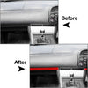 Honda S2000 Red Front Center Console Dashboard Strip Cover Trim (2004-2009)