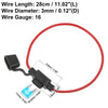 3 x DC 12V Car ATC Blade Style Mini Fuse Holder with 15A Fuse