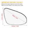 Toyota Yaris Right Side Heated Mirror Glass with Backing Plate