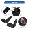 Honda Civic  - Black with Screws Front Rear Mudguards Fender Set