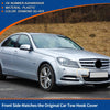 Mercedes-Benz (2012-2015) Diamond Silver Front Car Bumper Tow Hook Cover