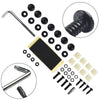 Cars License Plate Screws Plastic+Stainless Steel