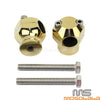 Harley Triumph Bobber Street Bikes 1" Handlebar Mount Riser Clamps