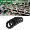 Oil Seal 38x62x12mm NBR Rubber High Pressure Black 5 x Pcs