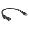 1x USB 2.0 A Male To 2 Dual USB Y Splitter Hub Power Cord Adapter Cable