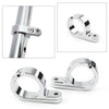 Motorcycle 1.25" Universal Motor Handlebar Mount Clamp Clock