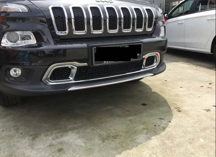 Jeep Cherokee - 3 x Molding Set Grille Cover Trim (2014-2018)