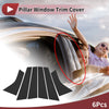 Volvo V40 2013-2019 Black Door Pillar Window Trim (Front & Rear, Left & Right)