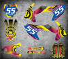 KTM 50 Custom Graphics Full Kit NEON STYLE Stickers (2016-2023)