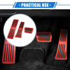 Ford Explorer (2020-2023) Red 3 Pcs Gas Brake Foot Rest Pedals