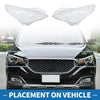 Infiniti G37 1 Pair Front Left Right Headlight Lens Covers (2007 - 2013)