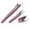 Dodge Durango 3 x Rear Windshield Wiper Covers Carbon Fiber Look (2011-2020)