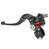 Dirt Bike ATV Left Black 7/8" 22mm Foldable Pivot Clutch Perch Lever