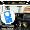 Jeep Wrangler JL Cigarette Lighter USB Socket Cover Trim (2018-2023)