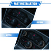 Chrysler 300 & Dodge Challenger 5 x AC Climate Control Knob Rings (2005-2023)