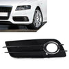 Audi A4 S4 Left Front Fog Light Grille Cover w/Chrome Ring (2008-2012)