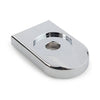 Harley Chrome Rear Seat Bolt Tab Screw Mount Cover Spacer