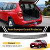 BMW X3 (2015-2017) Silver Tone 1 Pc Rear Bumper Topper