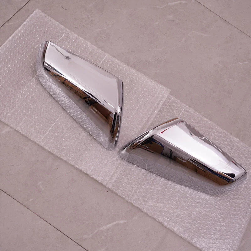 Chevy Equinox & GMC Terrain Chrome Left & Right Side Mirror Cover Caps (2018-2024)