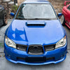 Subaru Impreza WRX STI Gloss Black Front Grill Frame Trim Cover (2006–2007)