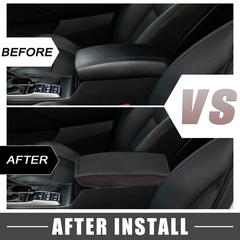 Hyundai Tucson (2016-2021) Black Red Car Center Console Armrest Cover
