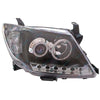 Toyota Hilux 2005~11 LED Black Projector Angel Eye DRL Halo Pair Headlights