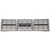 Grille Silver w/ Gray Insert For 85-86 88 GMC C1500