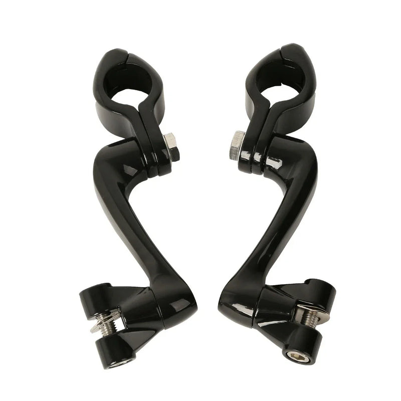 Harley Engine Guards Adjustable 1.25" Highway Foot Peg Mounts