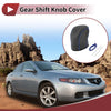Acura TL (2009-2014) Black Blue Faux Leather Gear Shift Knob Cover