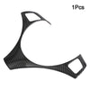 Car Trim Sticker Steering Wheel Cover Carbon Fiber Car Interior Accessories