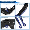 Suzuki GSXR150 (2017-2020) Black Blue Adjustable Brake Clutch Levers