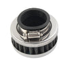 Motorcycle Scooter 38mm Stainless Steel Air Intake Filter Cleaner