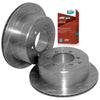 Toyota FJ80 2 x Rear Drilled Slotted Rotors Pads (1989–1999)