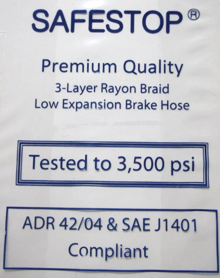 Commodore VB-VC-VH-VK-VL-VN Brake Line Kit (Rear Axle-Chassis Hose)