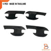 Isuzu MU-X SUV Matte Black Door Handle Bowl Insert Cover Trim (2021-2023)