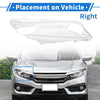 Honda Crosstour Front Right Headlight Lens Cover (2011-2013)