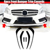 Mercedes-Benz A-Class Front Bumper Side Canards Splitters (2013–2015)