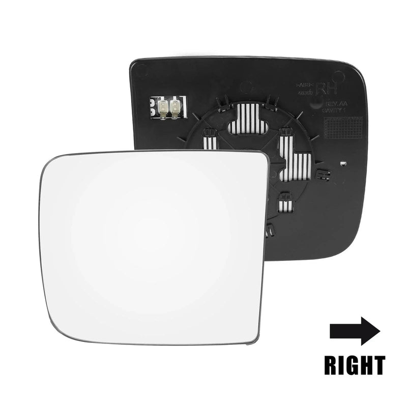 Dodge Ram 1500 2500 3500 Heated Right Side Car Mirror Glass with Backing