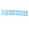 Universal Cars Luminous Blue Door Window Switch Sticker Decal
