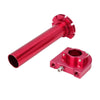 Motorcycle Grip / 22mm / Red Throttle Twist Handlebar Grip
