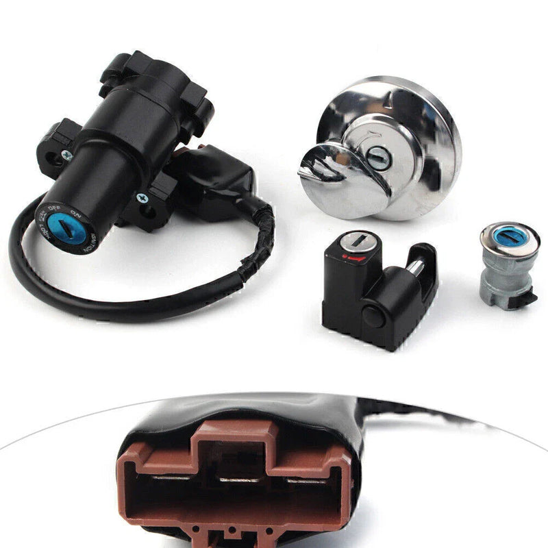 Honda CRF250L / 250LA Ignition Switch Fuel Gas Cap Seat Lock Key Set (2013-2020)