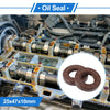 Oil Seal 25x47x10mm Brown 2 x Seal Ring