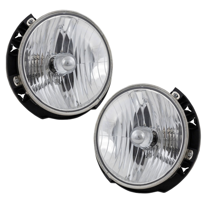 Driver and Passenger Side Headlights For Jeep Wrangler
