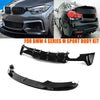 BMW F32 F33 F36 M Sport Bumper Lip & Rear Diffuser Splitter (2014-2020)