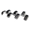 Jeep Cherokee Chrome Honeycomb Grille Inserts Cover Trim (2014-2018)