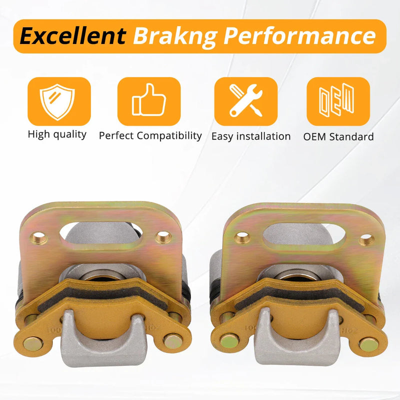 Polaris Sportsman 400 4x4 Front Brake Calipers with Pads (1993–1997)