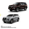 Toyota Fortuner Red Rear Bumper Step Door Scuff Plate (2015-2022)